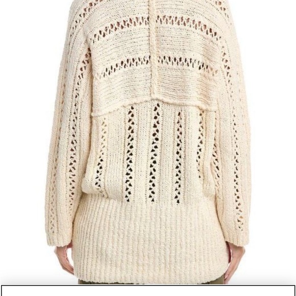 Free people natural chunky cable cardigan - Picture 2 of 2
